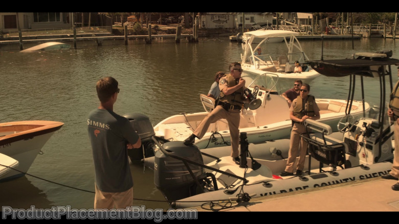 Simms Fishing Men's T-Shirt in Outer Banks S01E01 Pilot (2020)