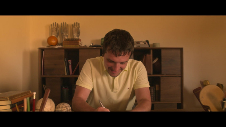 Tommy Hilfiger Yellow Polo Shirt Worn by Josh Hutcherson as Josh Futturman in Future Man S03E06 (1)