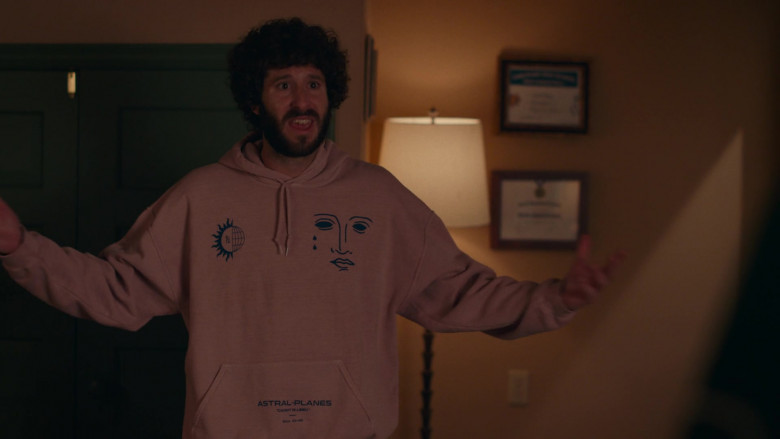 Urban Outfitters Physics Pigment Dye Hoodie Sweatshirt Worn by Lil Dicky in Dave S01E06 (2)