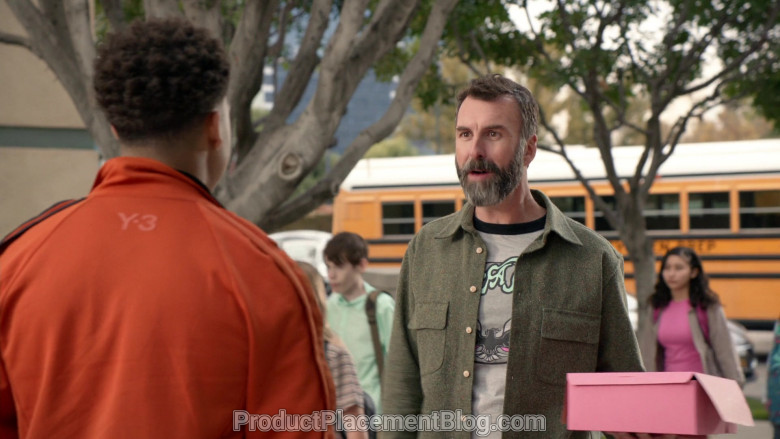 Y-3 Men's Orange Jacket of Marcus Scribner in Black-ish S06E21 (3)