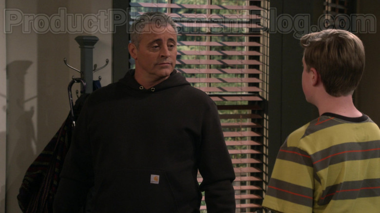 Actor Matt LeBlanc Wearing Carhartt Hoodie Outfit in Man with a Plan S04E10 TV Series (1)