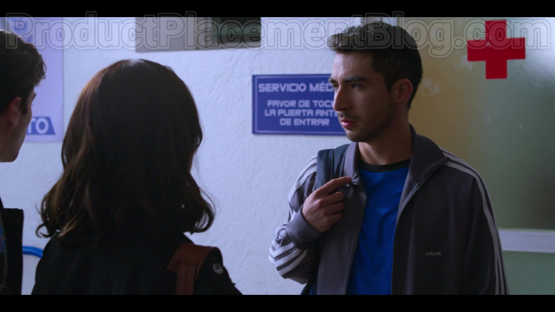 Actor Wearing Adidas Men's Track Jacket in Control Z S01E06 TV Show
