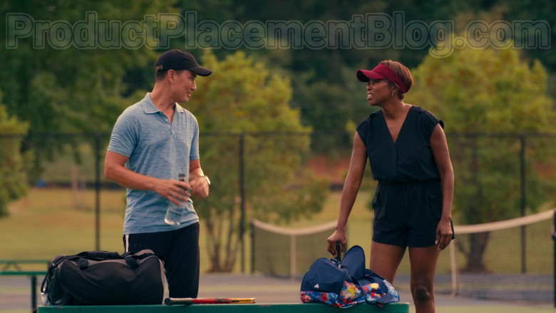 Actress Heather Headley as Helen Decatur Using Adidas Bag in Sweet Magnolias S01E01 Netflix TV Show