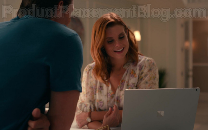 Actress JoAnna Garcia Swisher Using Microsoft Surface Laptop Used in Sweet Magnolias S01E08 TV Show by Netflix (1)