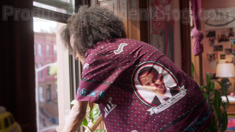Actress Wearing Supreme Obama Shirt Outfit in Betty S01E03 TV Show (2)