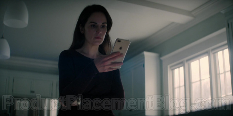 Apple iPhone Smartphone Used by Michelle Dockery in Defending Jacob S01E05 (2020)