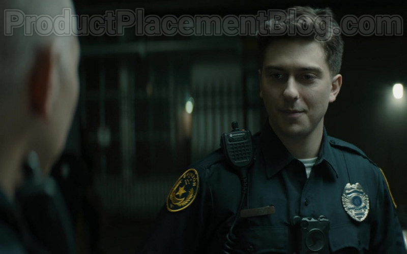Body Cam Movie Cast Members as Police Officers Using Motorola Radios (2)