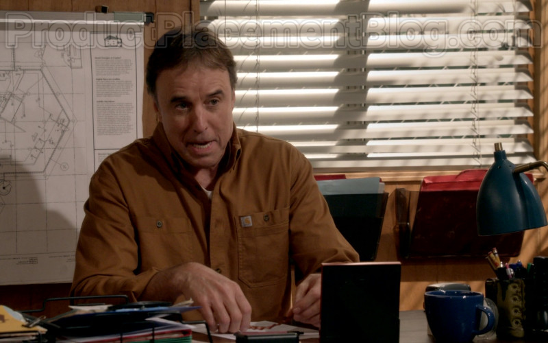 Carhartt Brown Shirt Worn by Kevin Nealon in Man with a Plan S04E11 TV Series (1)
