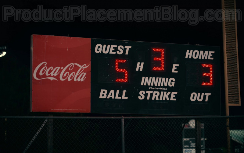 Coca-Cola Logo Scoreboard in Sweet Magnolias S01E02 A United Front (2020)