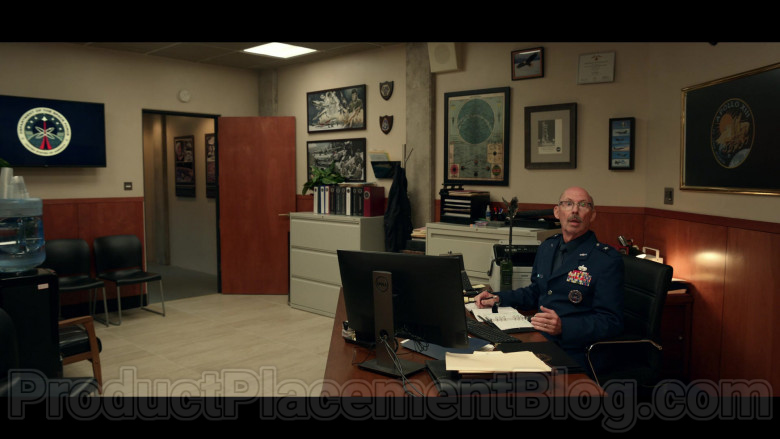Dell Computer Monitor Used by Don Lake as Brad Gregory in Space Force S01E01 The Launch (2020)
