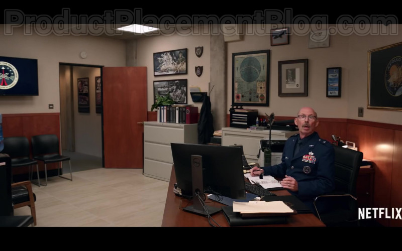 Dell Computer Monitor in Space Force (Season 1, Trailer)