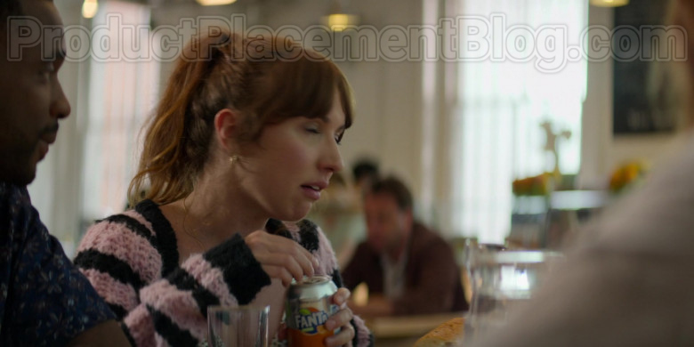 Fanta Soda Enjoyed by Esther Smith as Nikki in Trying S01E06 Show Me the Love (2020)