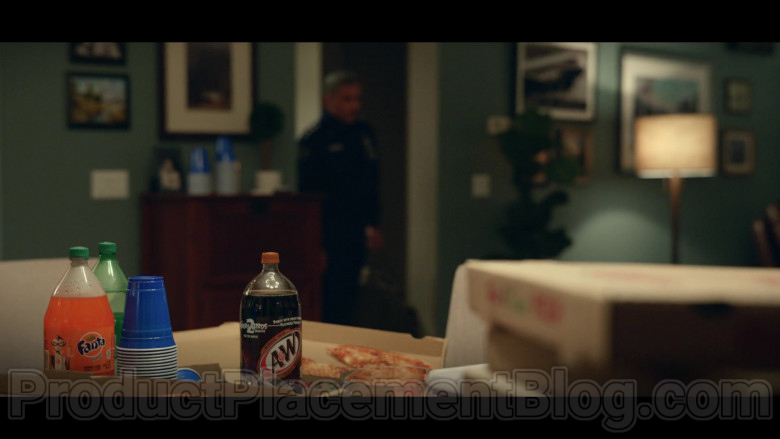 Fanta and A&W Root Beer Bottles in Space Force S01E04 Lunar Habitat (2020)