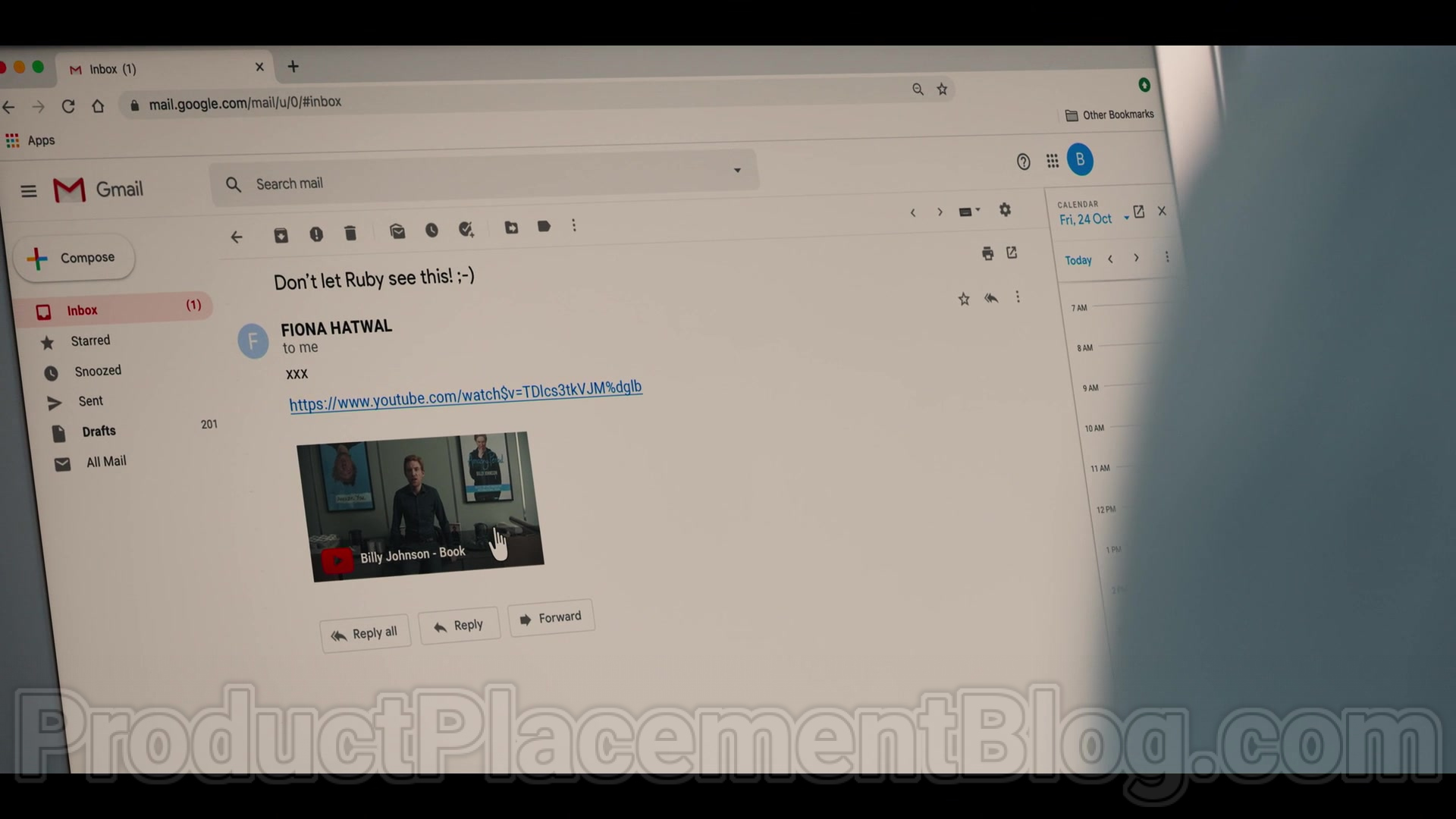 Gmail Email Website In Run S01E07 "Trick" (2020)