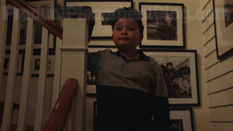 Lacoste Boys Shirt of Blue Chapman as JJ Perry in Council of Dads S01E04