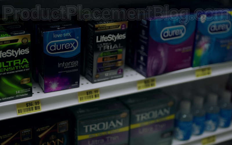 LifeStyles, Trojan and Durex Condoms in Upload S01E06 The Sleepover (2020)