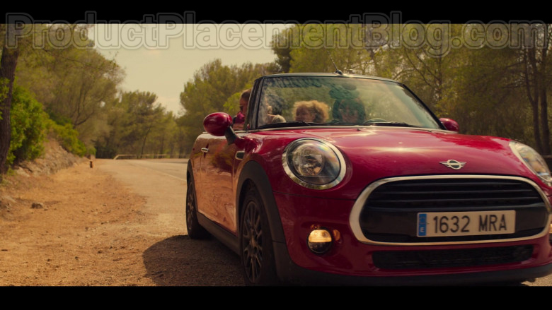 MINI Cooper Convertible Red Car in White Lines TV Show by Netflix (3)