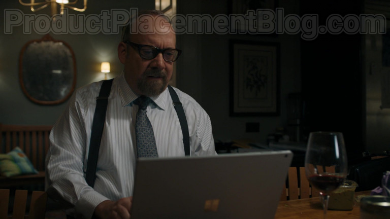 Microsoft Surface Laptop Of Paul Giamatti As Charles 'Chuck' Rhoades ...