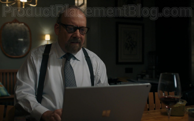 Microsoft Surface Laptop of Paul Giamatti as Charles ‘Chuck' Rhoades, Jr. in Billions S05E01