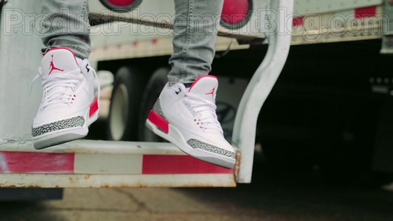 Moneybagg Yo Wearing Nike Air Jordan 3 Retro Sneakers in “Me Vs Me” 2020 Official Music Video (2)