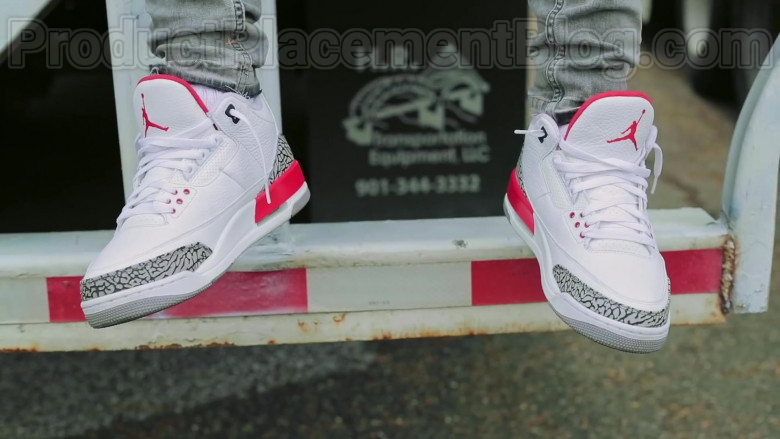 Moneybagg Yo Wearing Nike Air Jordan 3 Retro Sneakers in “Me Vs Me” 2020 Official Music Video (3)