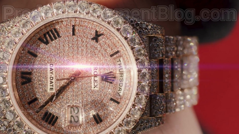 Natanael Cano Wearing Rolex Diamond Wrist Watch of in “Arriba” Music Video (1)