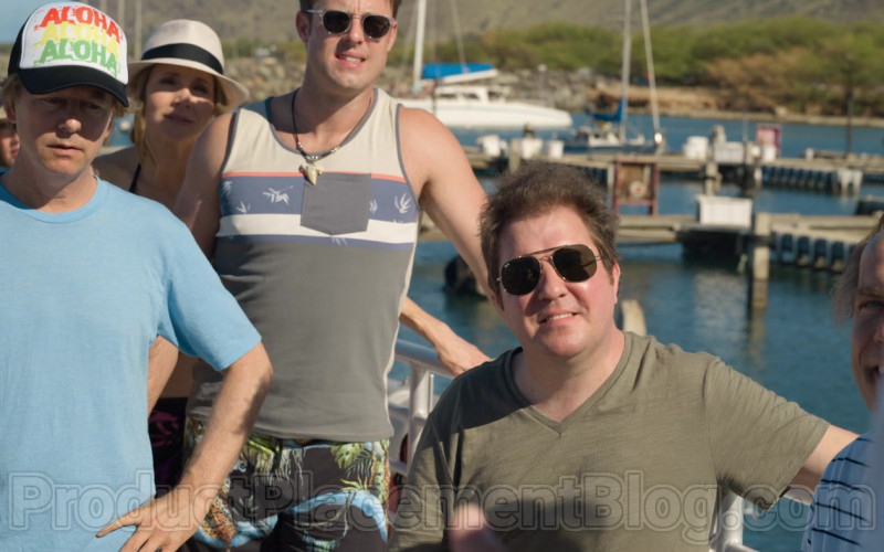 Nick Swardson as Nate Wearing Ray-Ban Aviator Sunglasses in The Wrong Missy Movie by Netflix (1)