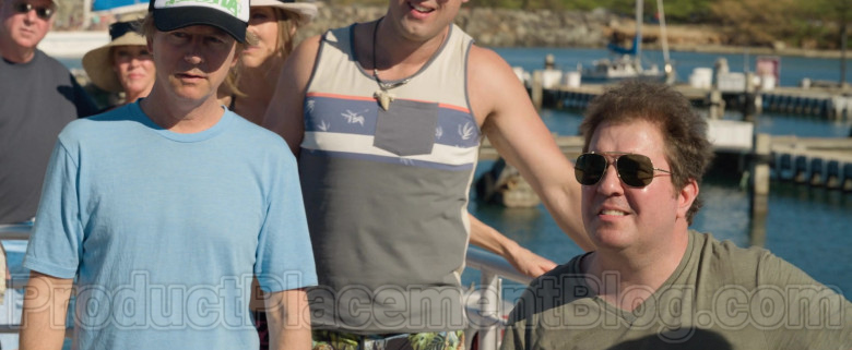 Nick Swardson as Nate Wearing Ray-Ban Aviator Sunglasses in The Wrong Missy Movie by Netflix (2)