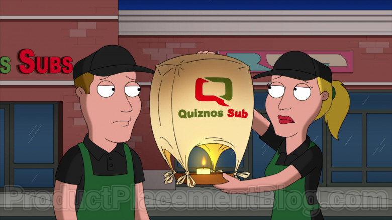 Quiznos Fast-Food Restaurant in Family Guy TV Series (4)