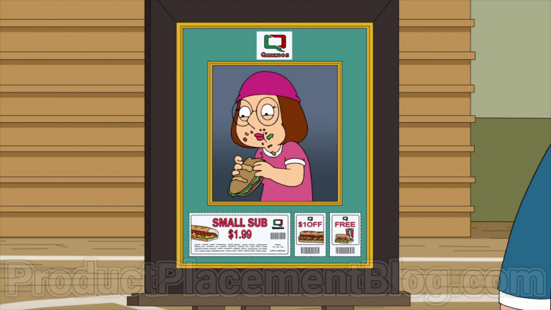 Quiznos Fast-Food Restaurant in Family Guy TV Series (8)