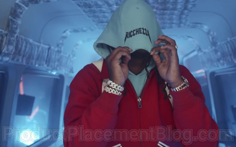 Ricchezza Forever Hoodie Outfit in “Racks 2 Skinny” by Migos (2)