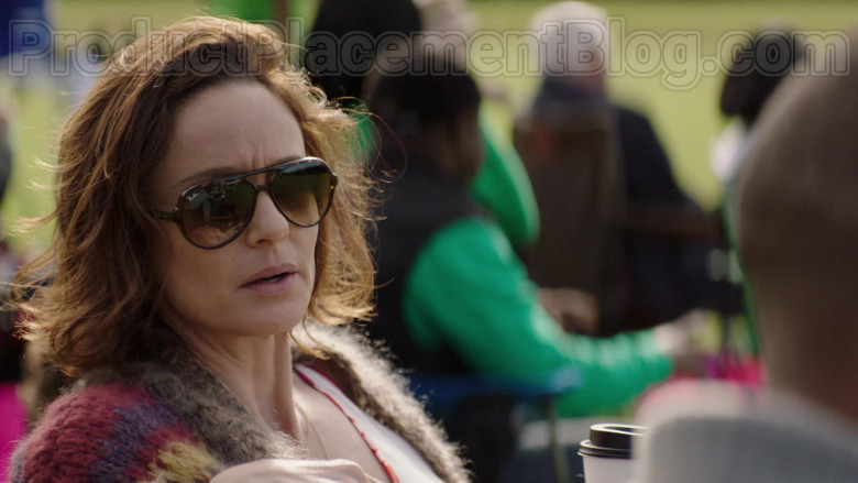 Sarah Wayne Callies as Dr. Robin Perry Wearing Ray-Ban RB4125 Cats 5000 Sunglasses in Council of Dads TV Show (1)