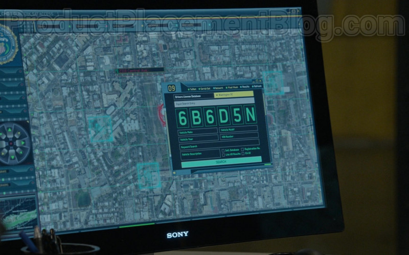 Sony Computer Monitor in The Blacklist S07E18 Roy Cain (2020)