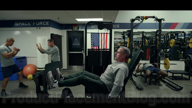 Steve Carell as General Mark R. Naird Wearing Asics Sneakers in Space Force S01E01 TV Show