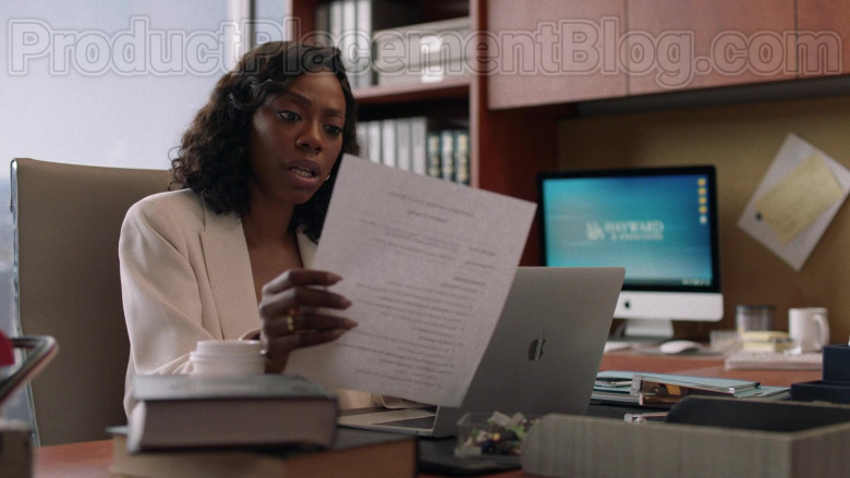 TV Show Cast Member Using Apple MacBook Laptop in Insecure S04E07 Lowkey Trippin’ (2020)