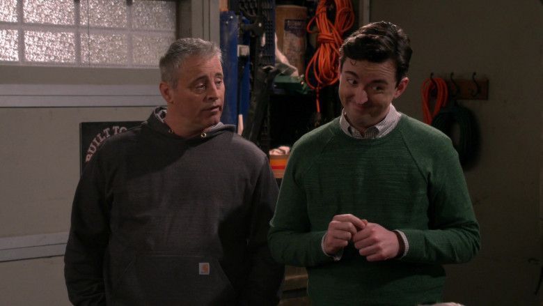 Actor Matt LeBlanc as Adam Wearing Carhartt Hoodie in Man with a Plan Season S04E12 TV Series (2)