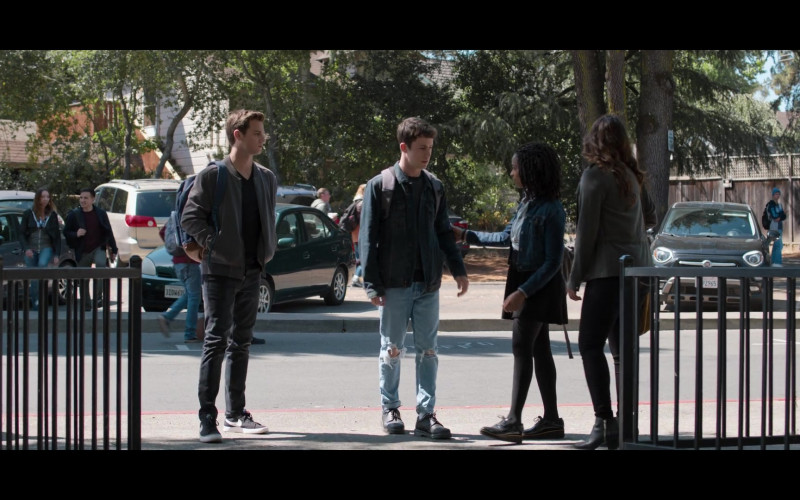 Actor Wearing Jacket, Jeans & Nike Sneakers in 13 Reasons Why S04E01 Winter Break (2020)