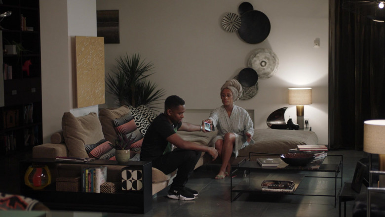 Actor Wears Adidas Y-3 Black Sneakers Worn by Aml Ameen as Simon in I May Destroy You S01E01 TV Show (1)
