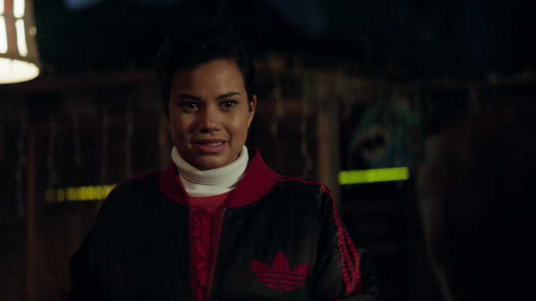 Adidas Bomber Jacket Worn by Michele Weaver as Luly in Council of Dads S01E07 (1)
