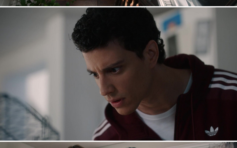 Adidas Hoodie Worn by Adam DiMarco in The Order S02E02 TV Series (1)