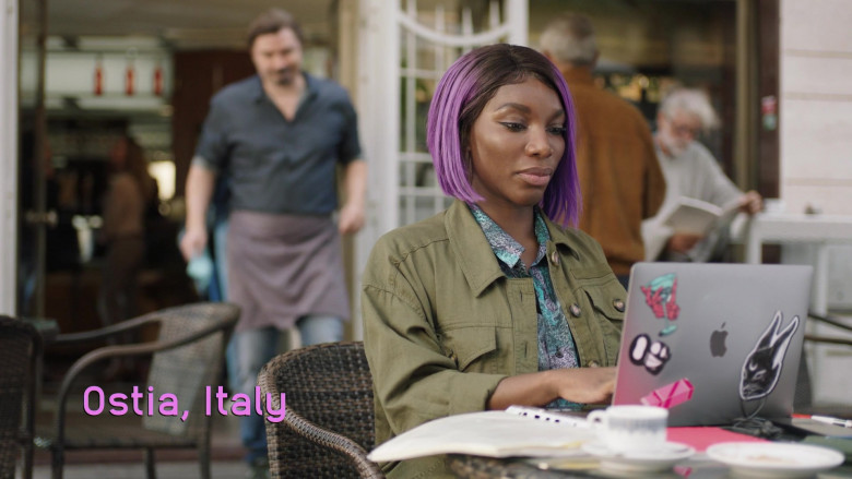 Apple MacBook Laptop Used by Michaela Coel as Arabella in I May Destroy You S01E03