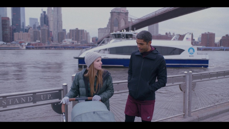 Asics Jacket and Shorts Worn by Kingsley Ben-Adir as Grant in Love Life S01E10 TV Series