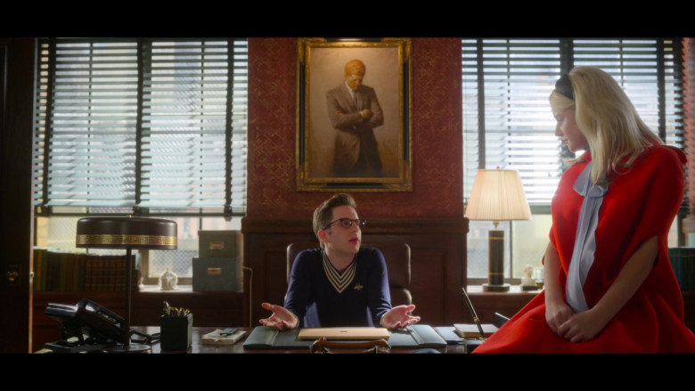Ben Platt as Payton Hobart Wears Gucci V-Neck Wool Knit Sweater With Bee in The Politician Season 2 TV Show (1)