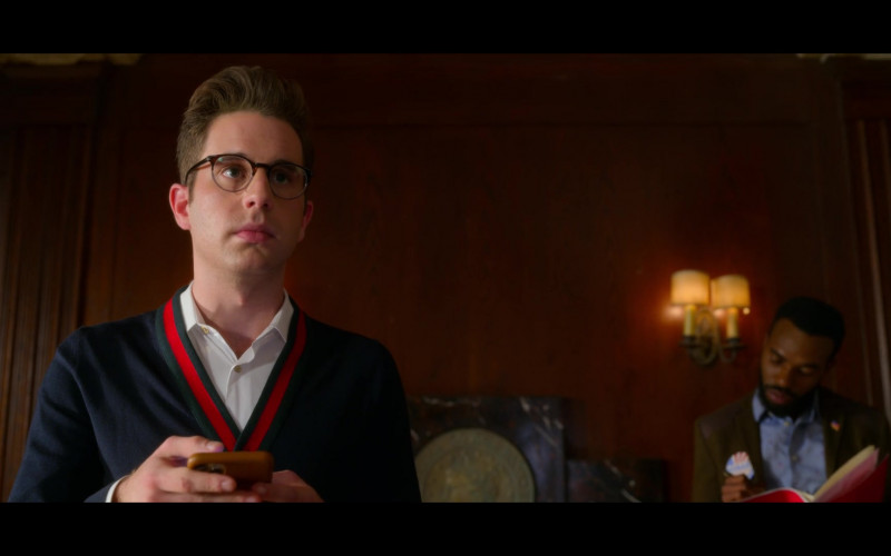 Ben Platt as Payton Wearing Gucci Wool Knit Cardigan in The Politician S02E01 TV Series (1)