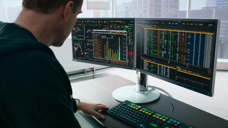 Bloomberg Terminals Used by Damian Lewis as Bobby Axelrod In Billions S05E07 (1)