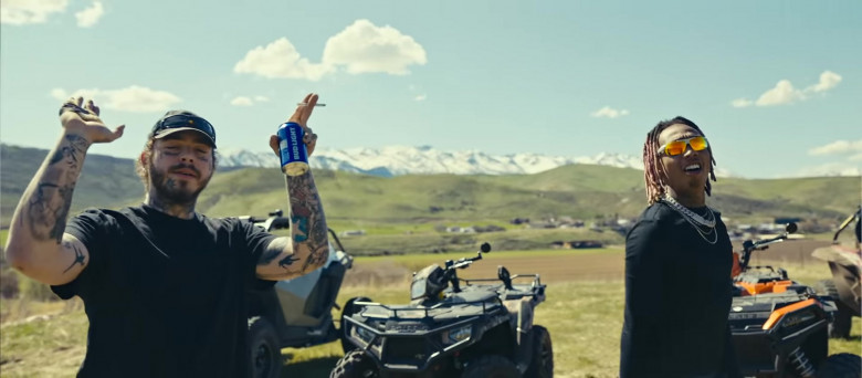 Bud Light Beer Enjoyed by Tyla Yaweh and Post Malone in Tommy Lee 2020 Music Video (10)