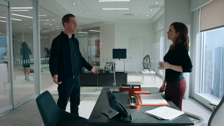 Cisco Video Phone Used by Maggie Siff as Wendy Rhoades in Billions S05E06 (1)