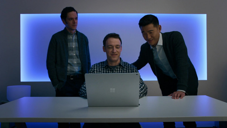 Dan Soder as Dudley Mafee Using Microsoft Surface Laptop in Billions S05E06 TV Show