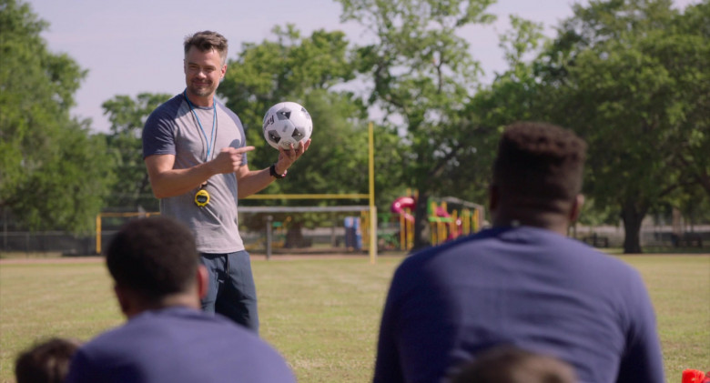 Franklin Sports Soccer Ball Held by Josh Duhamel as Lukas in Think Like a Dog Movie (2)