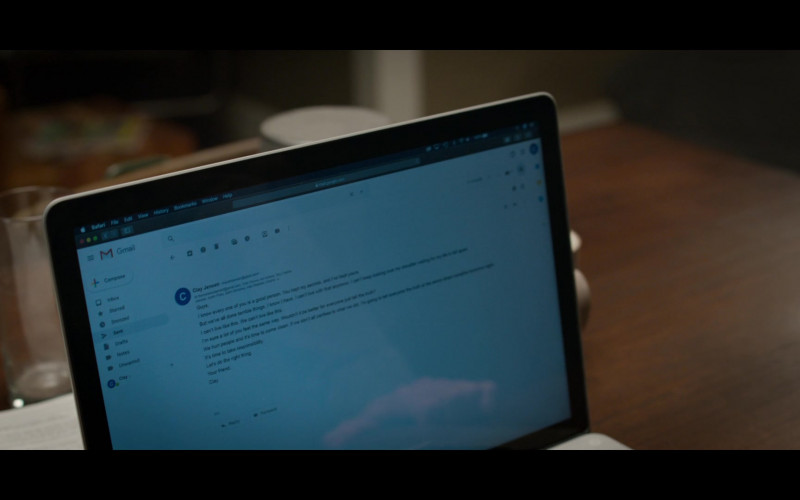 Gmail Email in 13 Reasons Why S04E04 Senior Camping Trip (2020)